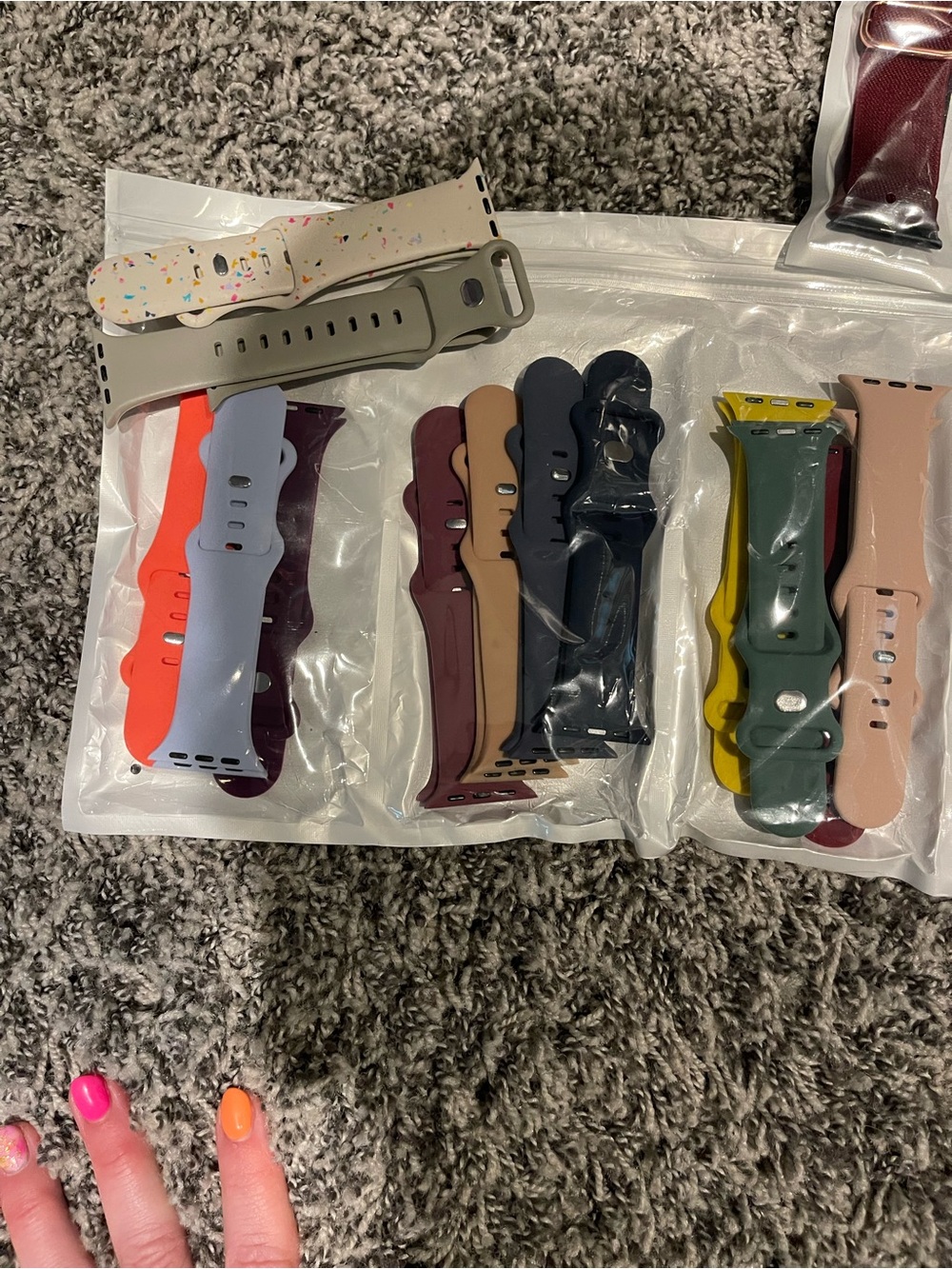 Apple Watch Band Lot! Silicone and Woven Apple Watch Bands - Multicolor - Picture 2 of 4
